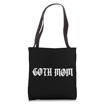 Compact MOM TOTE BAG(black×black logo) Amazon.com: Goth Mom Tote Bag : Clothing, Shoes & Jewelry